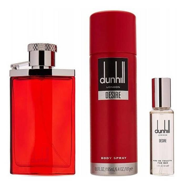Dunhill Desire Red 3PC Gift Set - Eau De Toilette
