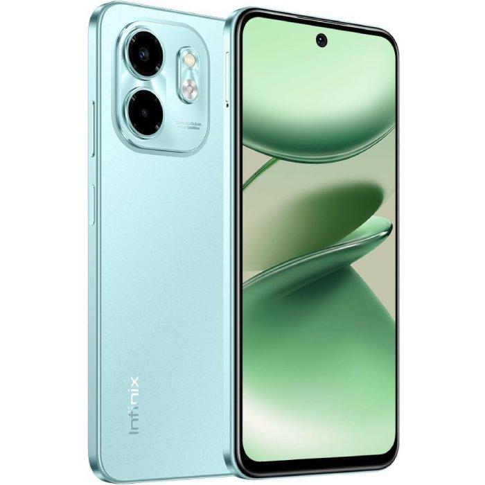 Infinix Smart 9 Phone, 6.7-inch, 128GB, 3GB RAM, 13MP Camera - Mint Green