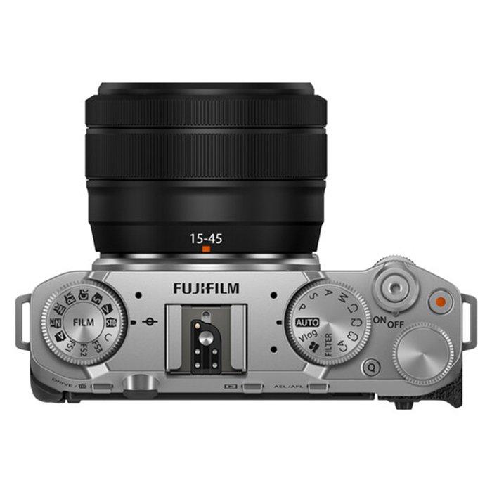 Fuji X-M5 Mirrorless Camera with 15-45mm Lens – Silver