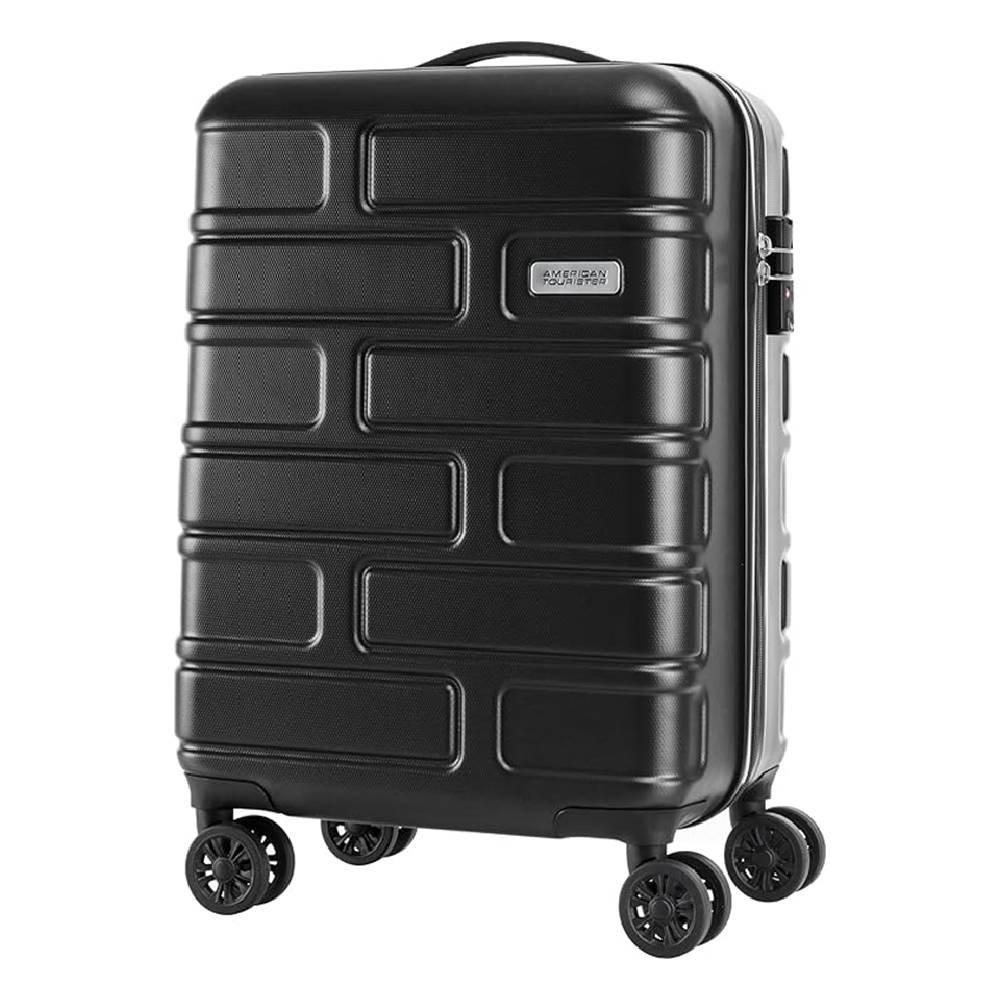 American Tourister Bricklane Hard Luggage Trolley Bag, 80/30cm, GE3X89003 - Black