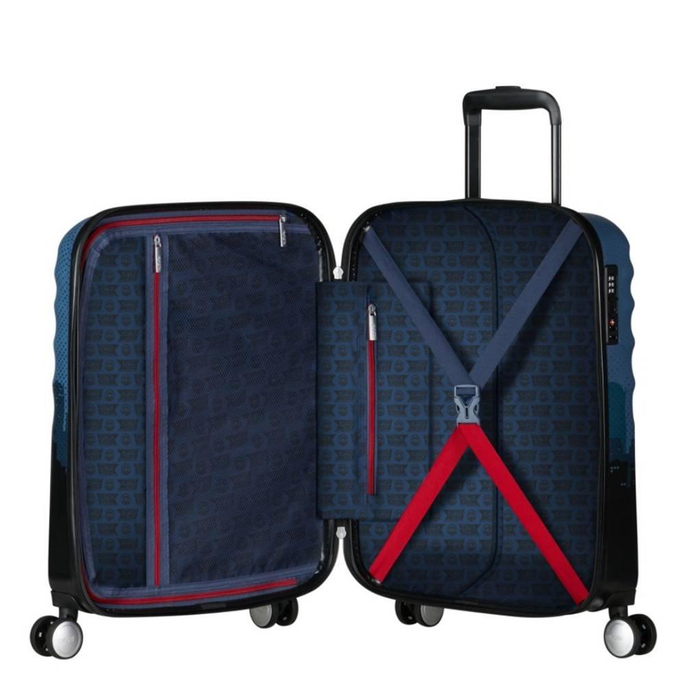 American Tourister Wavebreaker Disney Captain America City Trolley Bag, 55cm