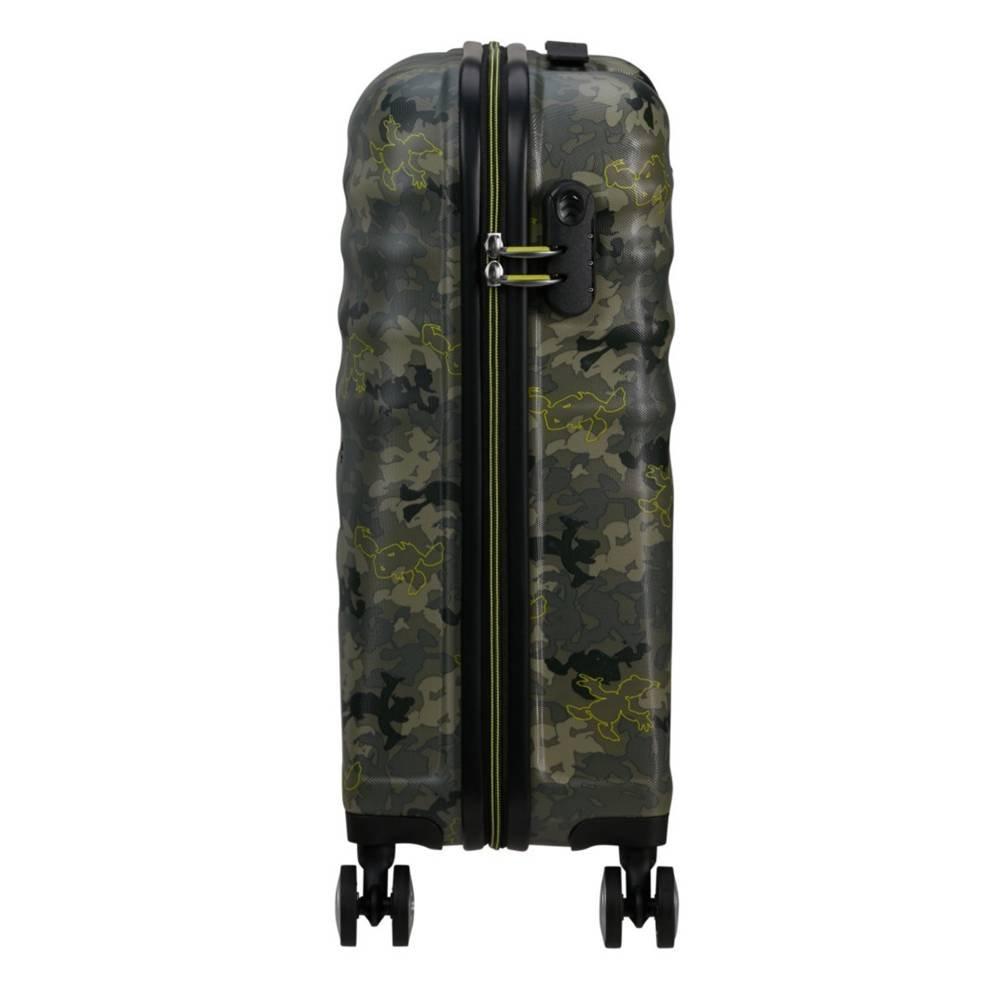 American Tourister Wavebreaker Disney Donald Duck Camo Trolley Bag, 55cm - Green