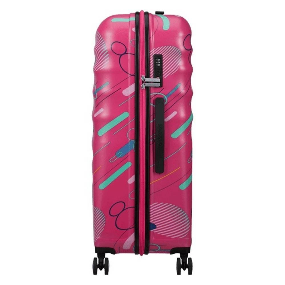American Tourister Wavebreaker Disney Minnie Mouse Trolley Bag, 77cm - Pink