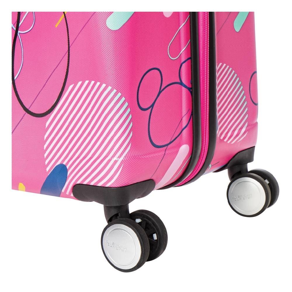 American Tourister Wavebreaker Disney Minnie Mouse Trolley Bag, 77cm - Pink