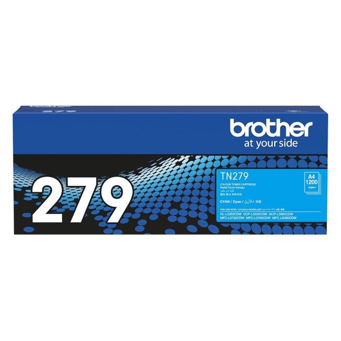 Brother Standard Yield Toner Cartridge, 1,200 Pages, TN279C - Cyan
