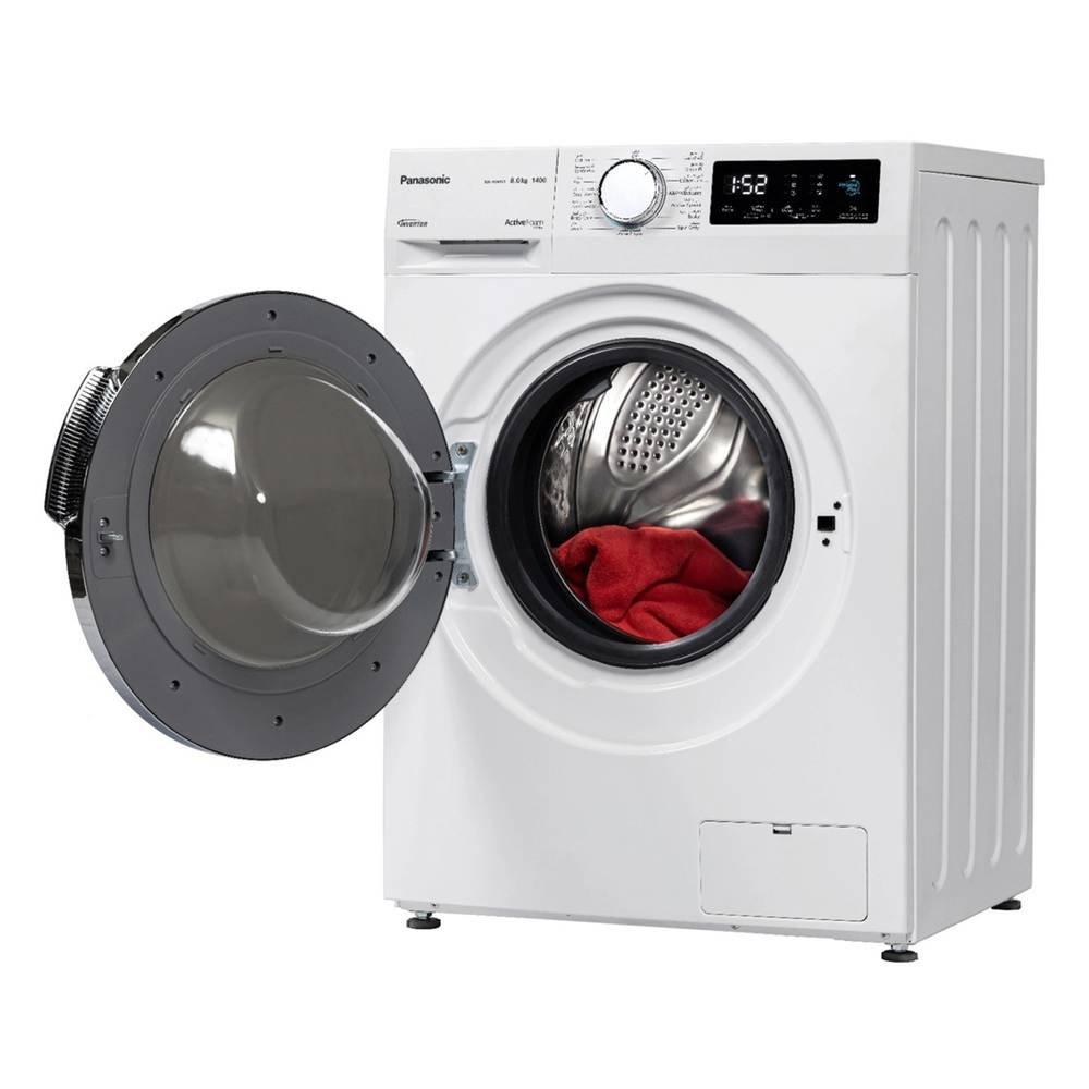 Panasonic Front Load Washer, 8 KG, NA-16MG1WKW – White