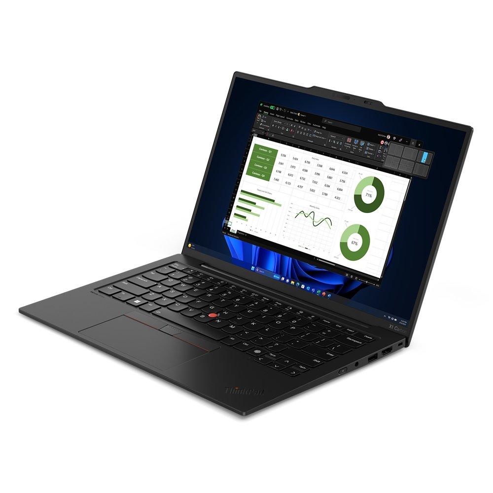 Lenovo ThinkPad X1 Carbon Gen 12 Laptop, Intel Core Ultra 7, 32GB RAM, 1TB SSD, Intel Graphics, 14-inch, Windows 11 Pro, 21KC0011GR – Black
