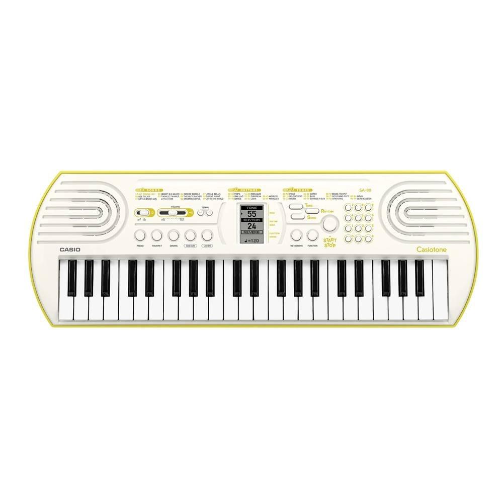 Casio Mini Keyboard Instrument , SA-80H2-  White