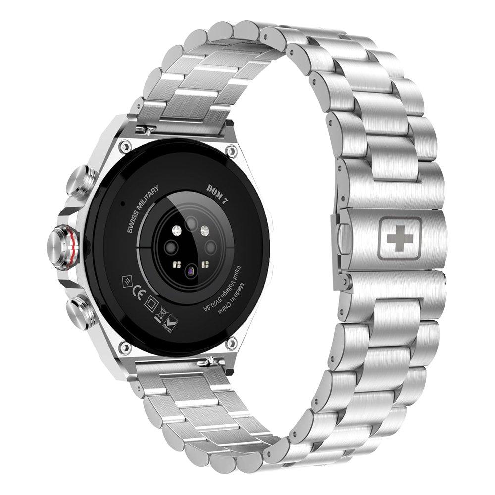 Swiss Military DOM 6 Smart Watch, 1.43” AMOLED Display - Silver