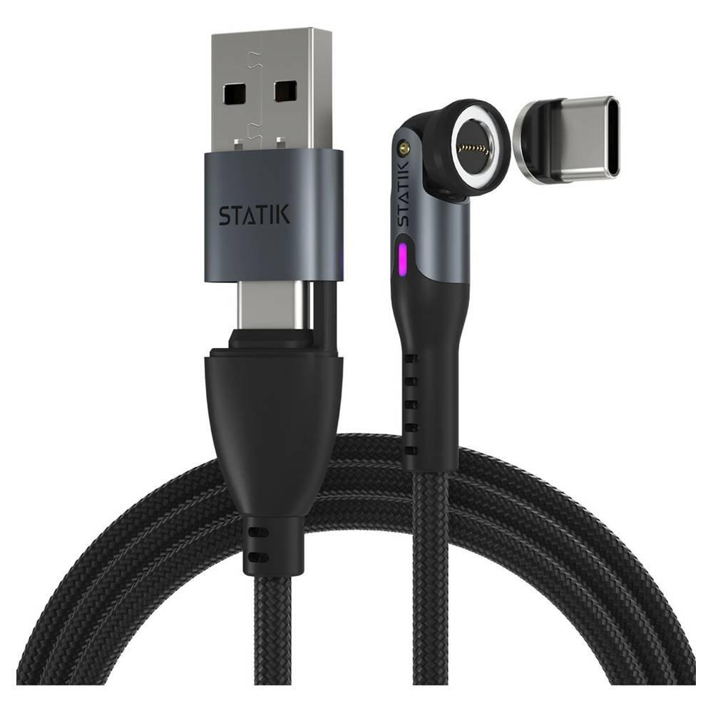 Statik 360 Pro USB-C Cable, 90cm, PUP-0521-3FT - Black