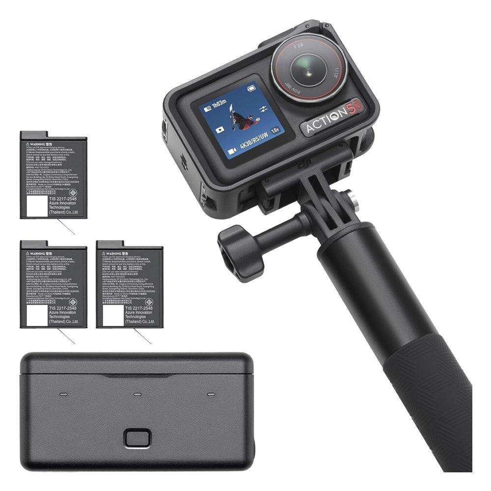 DJI Osmo Action 5 Pro Adventure Combo – Black Split it your way