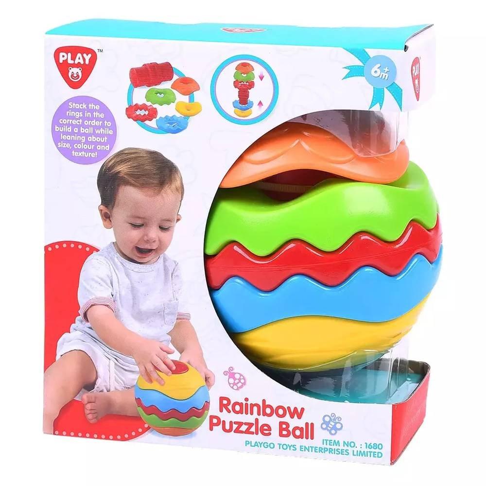 PlayGo Rainbow Puzzle Ball