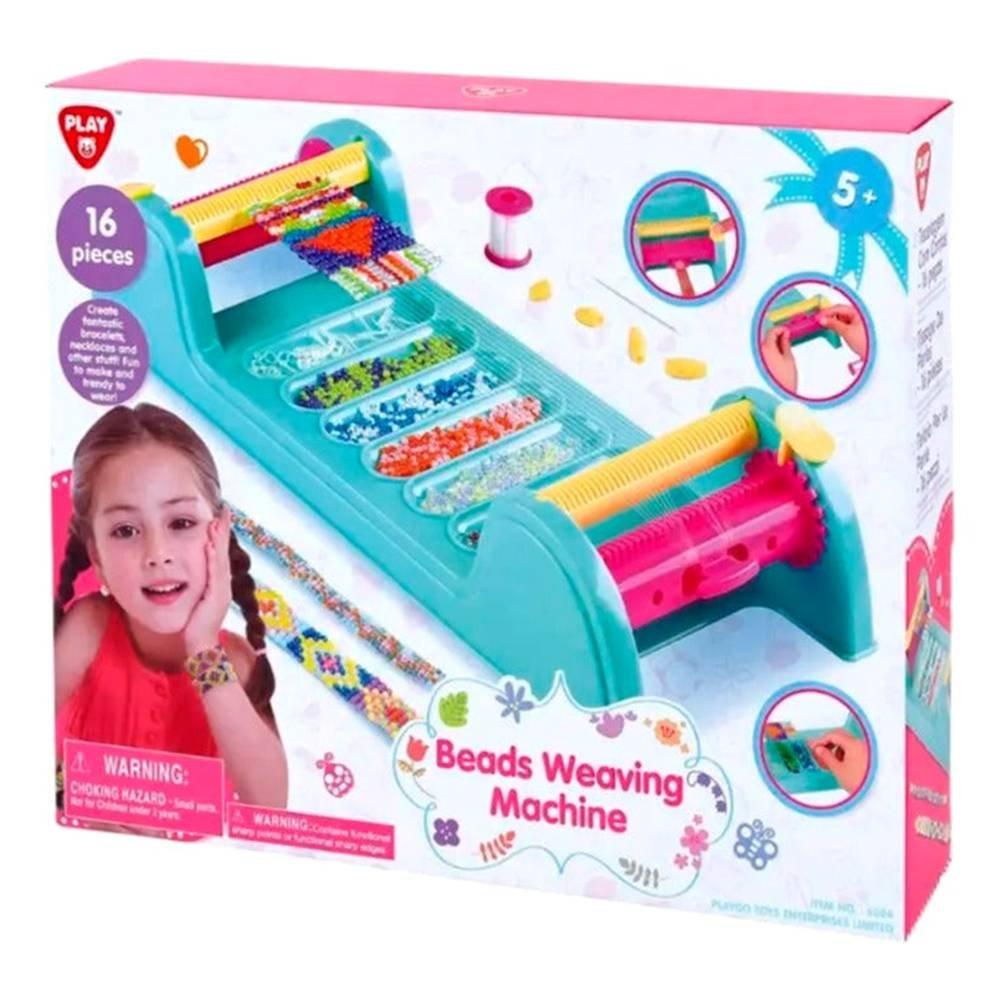 PlayGo Beads Weaving Machine Game - 16 Pcs