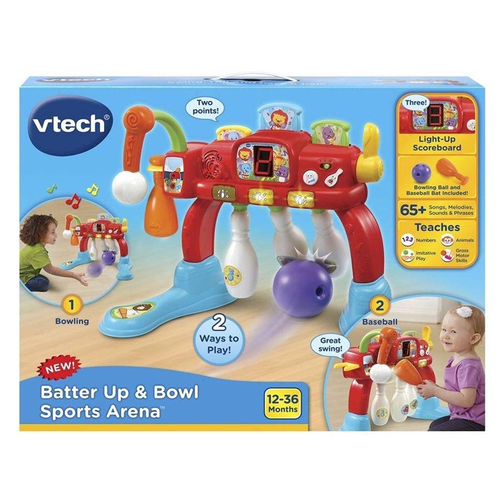 V-TECH Batter Up And Bowl Sports Center Kids Toy, 504203 – Multicolor