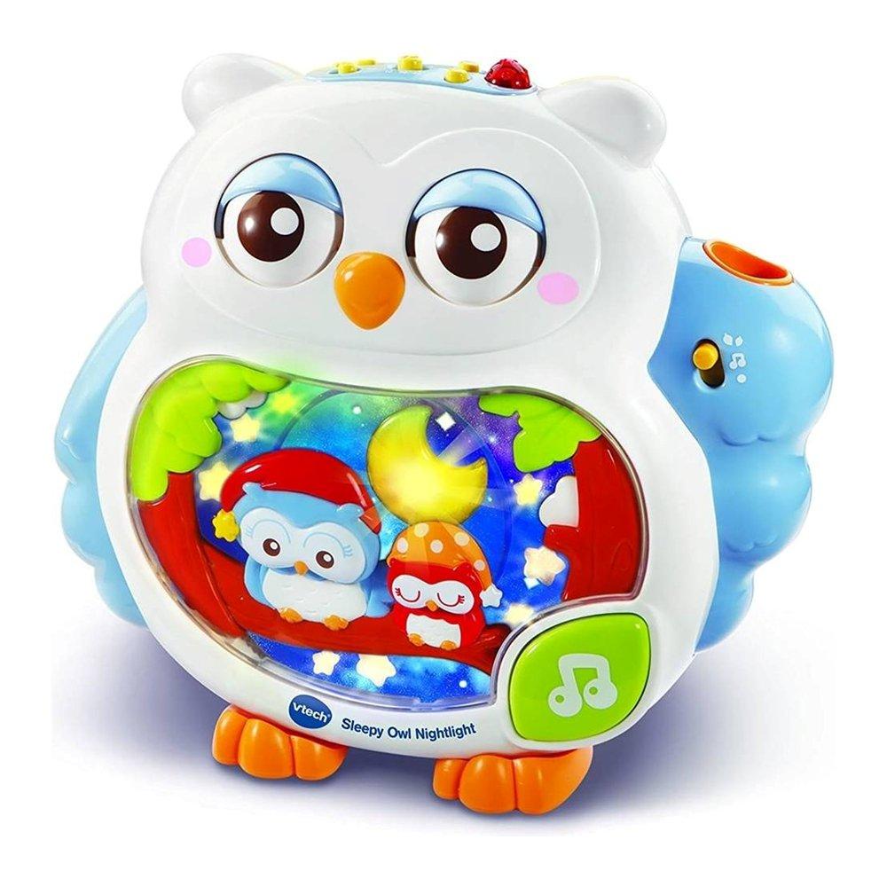 V-TECH Sleepy Owl Nightlight Kids Toy, 506503 - Multicolor