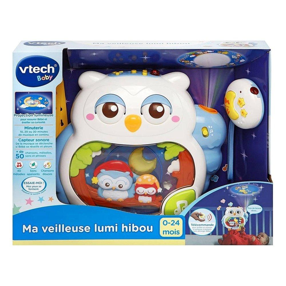V-TECH Sleepy Owl Nightlight Kids Toy, 506503 - Multicolor