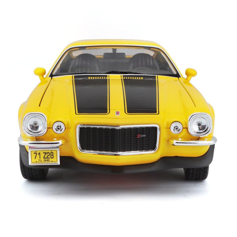 Maisto 1:18 Scale 1971 Chevrolet Camaro Car, 31131YL – Yellow