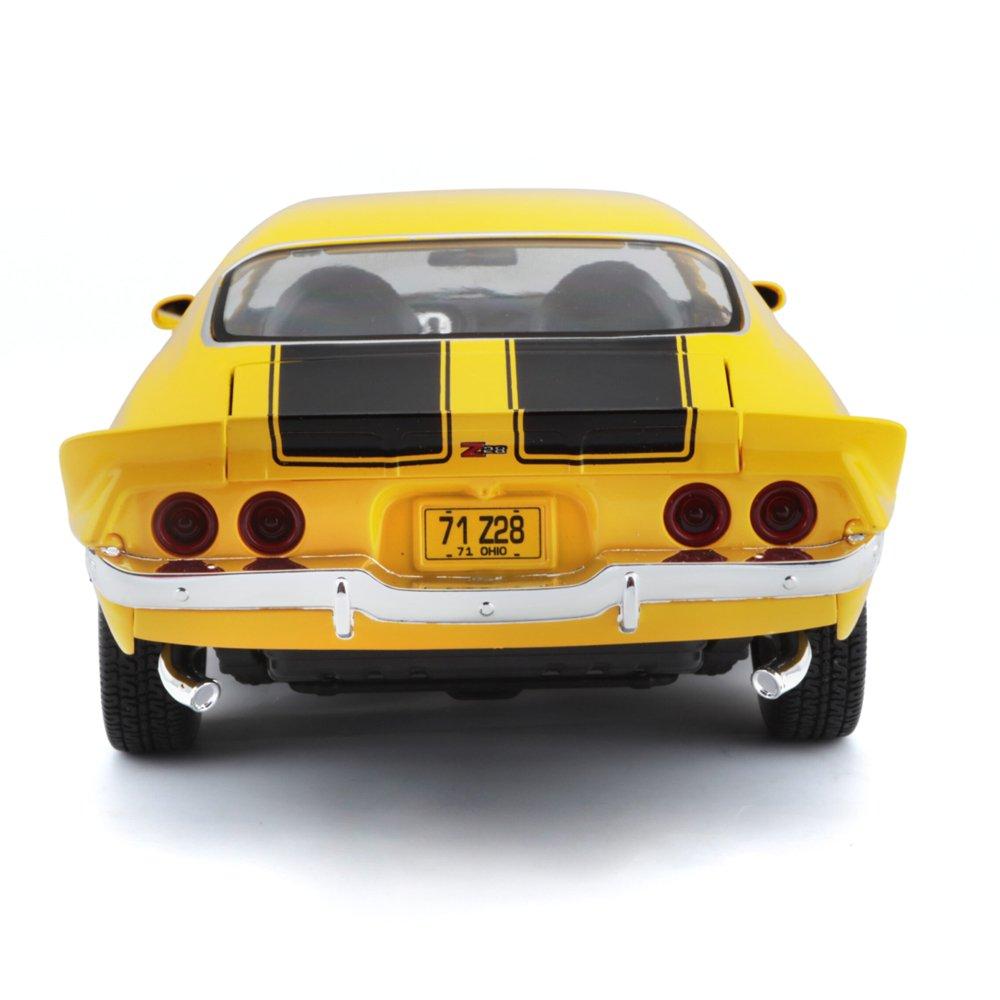 Maisto 1:18 Scale 1971 Chevrolet Camaro Car, 31131YL – Yellow