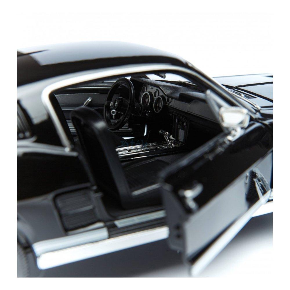 Maisto 1:18 Scale 1967 Ford Mustang Fastback Car, 31166BL - Black