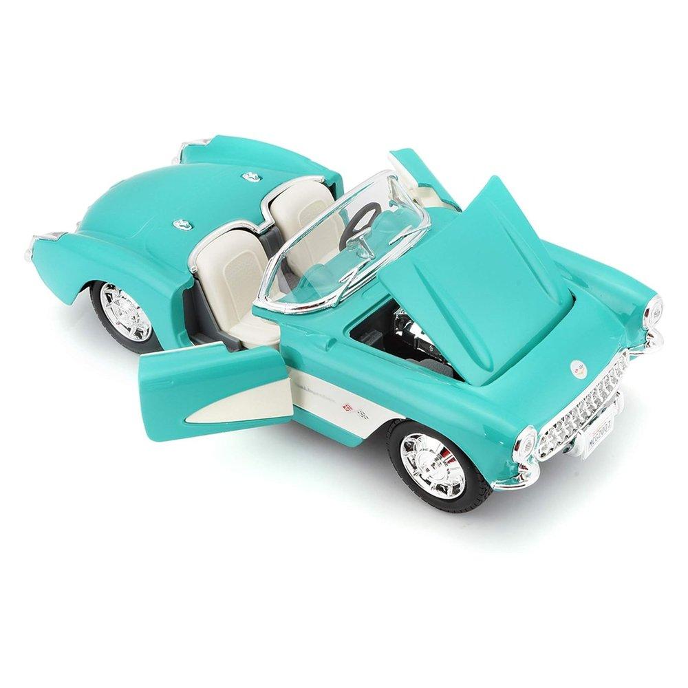 Maisto 1:24 Scale 1957 Chevrolet Corvette Car, 31275 - Sky Blue
