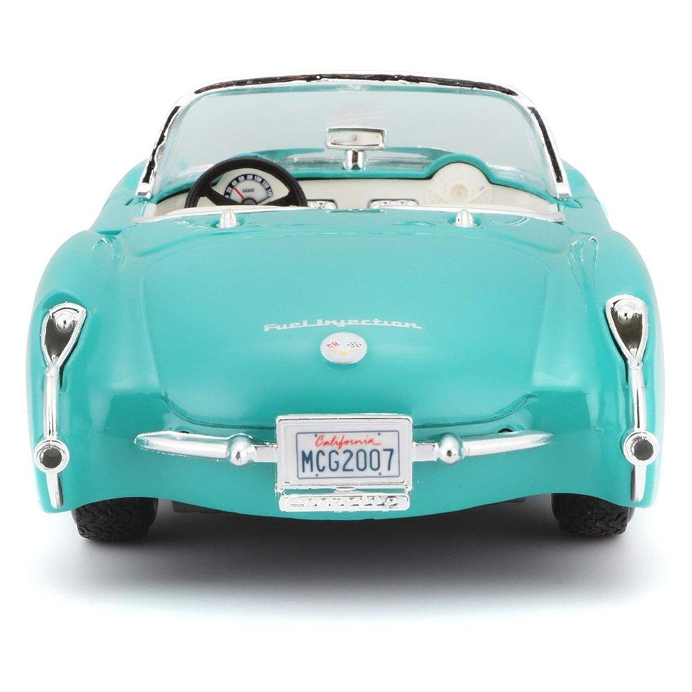 Maisto 1:24 Scale 1957 Chevrolet Corvette Car, 31275 - Sky Blue