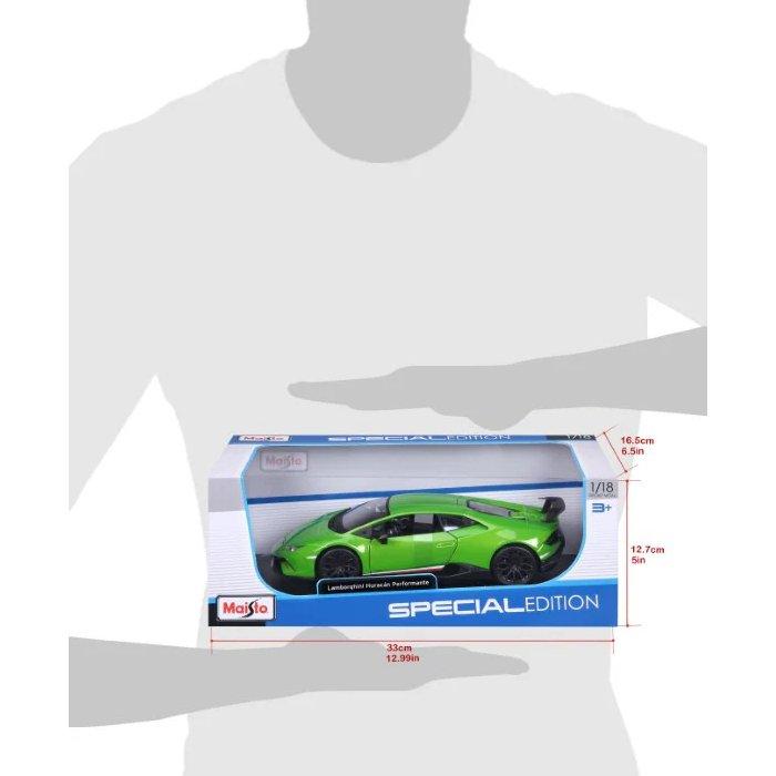 مجسم سيارة لامبورجيني هوراكان مقياس 1:18 من مايستو، 31391 – أخضر فاتح