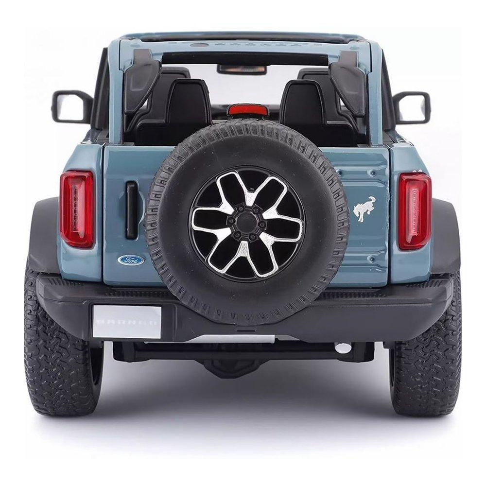 Maisto 1:24 Scale  2021 Ford Bronco Badlands Car, 31457BU – Blue