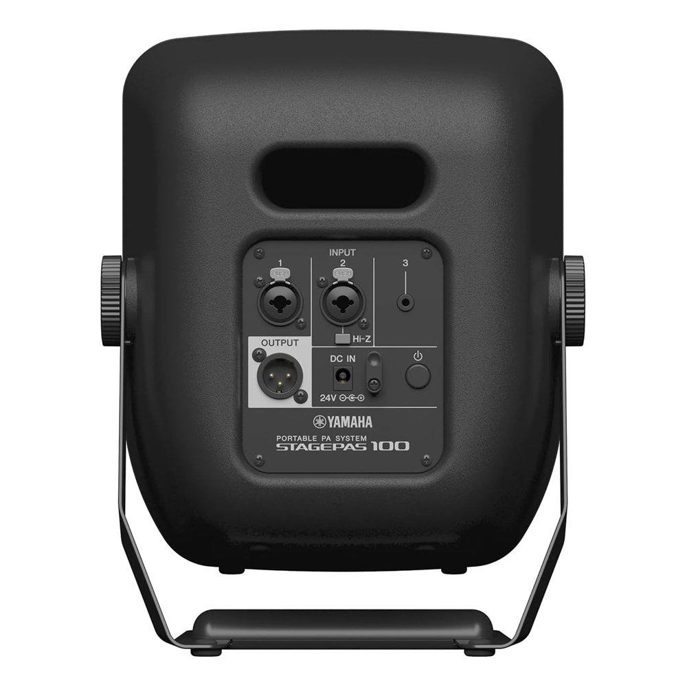 Yamaha Portable Wireless PA System, STAGEPAS100BTR – Black