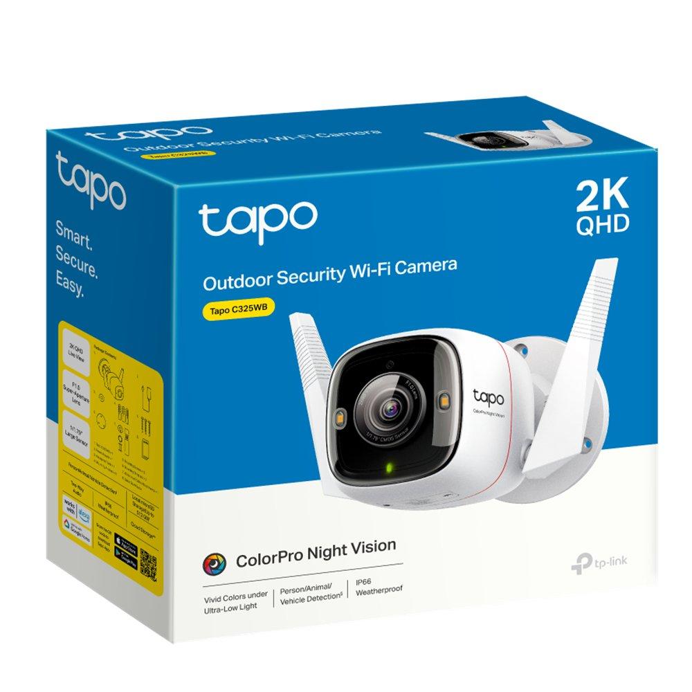 كاميرا مراقبة خارجية تابو C325WB بتقنية الواي فاي - أبيض