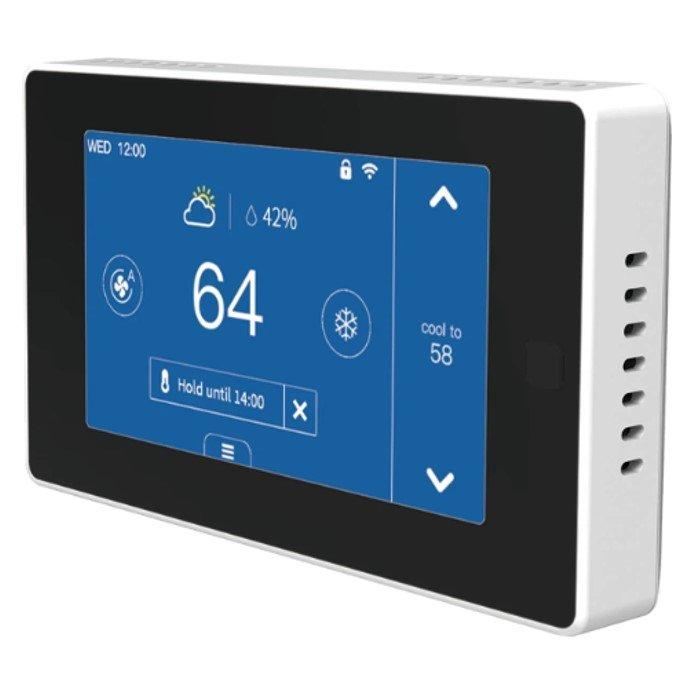 Laxihub WiFi Smart Home Thermostat Programmable Touchscreen with Zone Remote Sensor - White