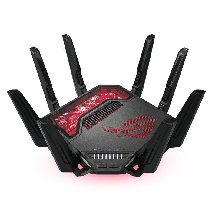 Asus Rog Rapture Tri-band WiFi 7 Gaming Router, GT-BE19000 - Black