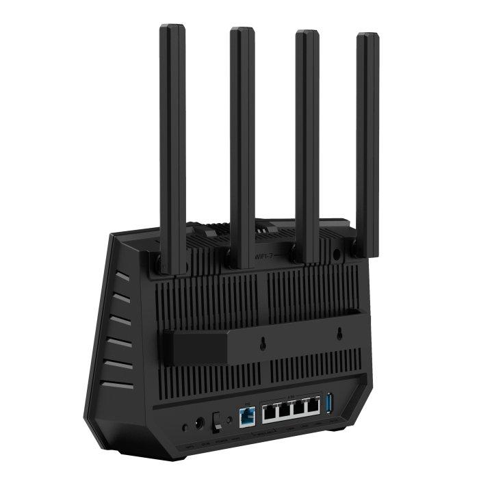 Asus Tri-Band Wi-Fi 7 Smart AiMesh Extendable Router, Wi-Fi 7, Tri-Band, RT-BE92U – Black