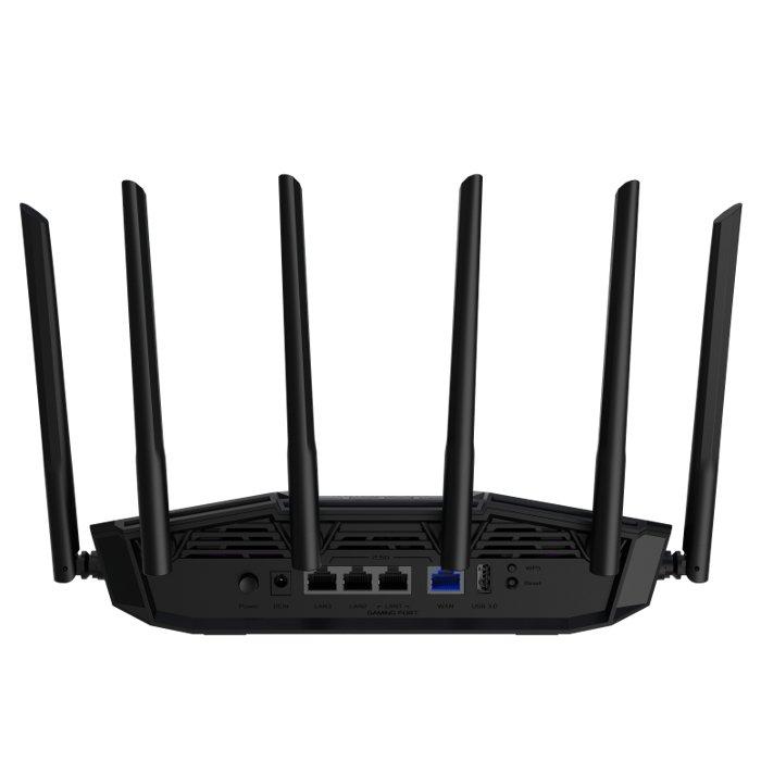 Asus TUF Gaming Dual Band, Extendable Gaming Router, Wi-Fi 7, Dual-Band, BE6500 – Black