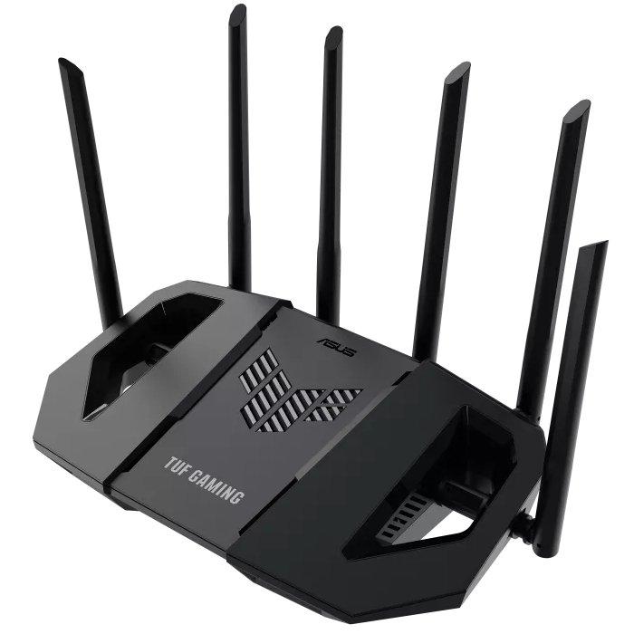 Asus TUF Gaming Dual Band, Extendable Gaming Router, Wi-Fi 7, Dual-Band, BE6500 – Black