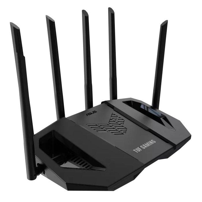 Asus TUF Gaming Dual Band, Extendable Gaming Router, Wi-Fi 7, Dual-Band, BE6500 – Black