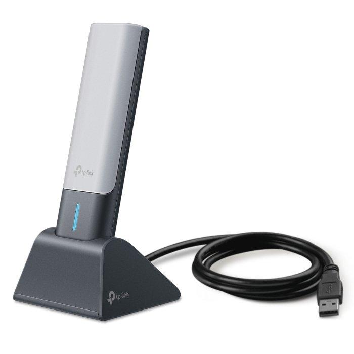 TP LINK High Gain Wireless USB Adapter, AX3000-TX50UH - Grey/Black