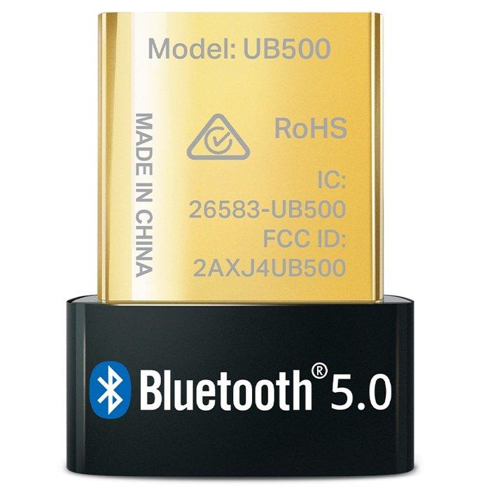 TP LINK Bluetooth 5.0 Nano USB Adapter, UB500 - Black