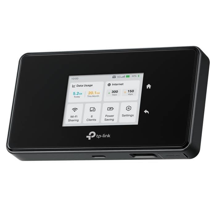TP-Link Portable 5G  WiFi Router, M8550 - Black