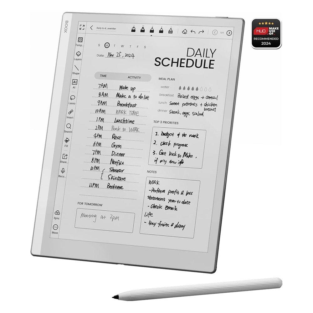 Boox Go E-Ink 10.3” Tablet, 4GB, 64GB, B0D4DFT3W3 – Black 