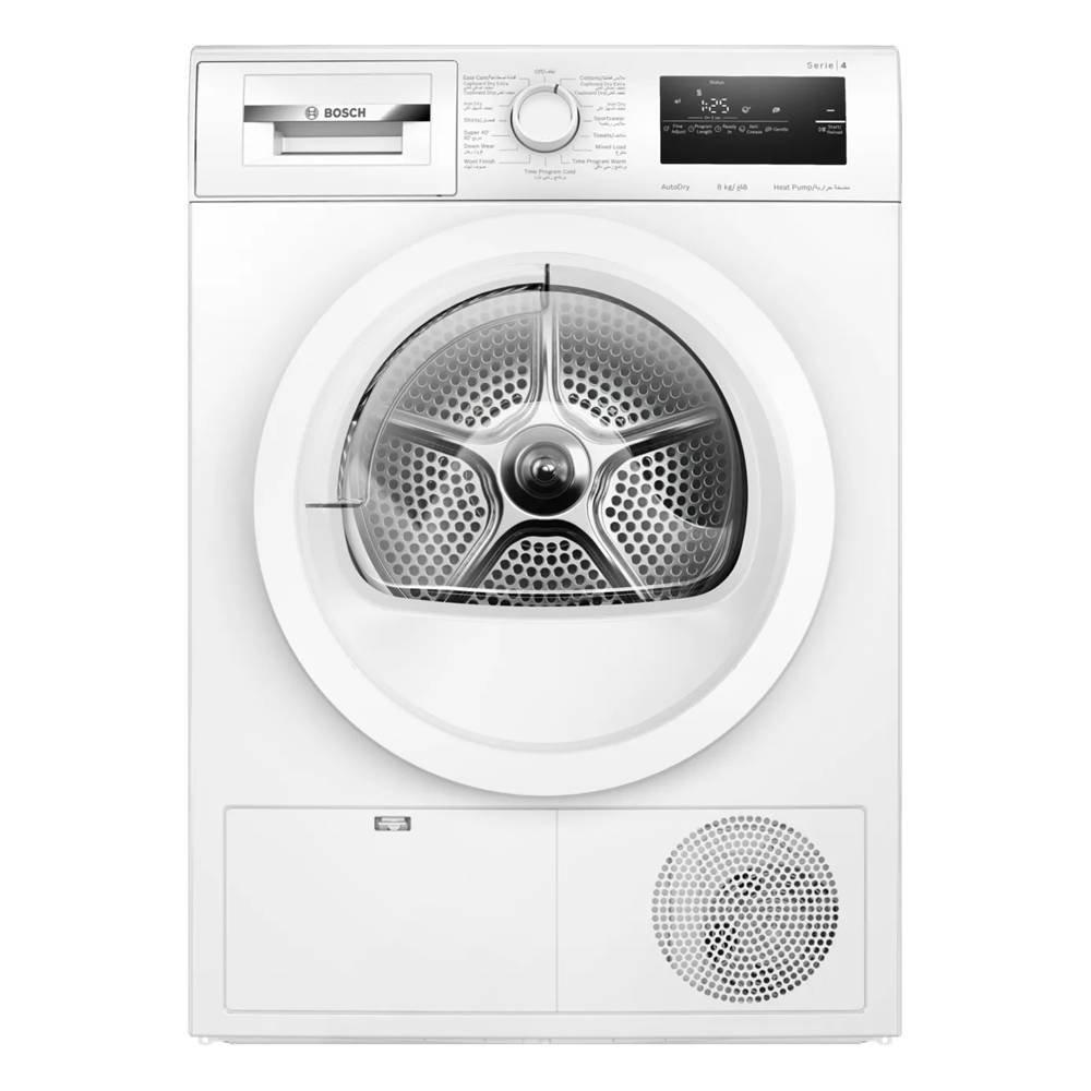 Bosch Front Load Heat Pump Tumble Dryer, 8KG, WTH85210GC – White
