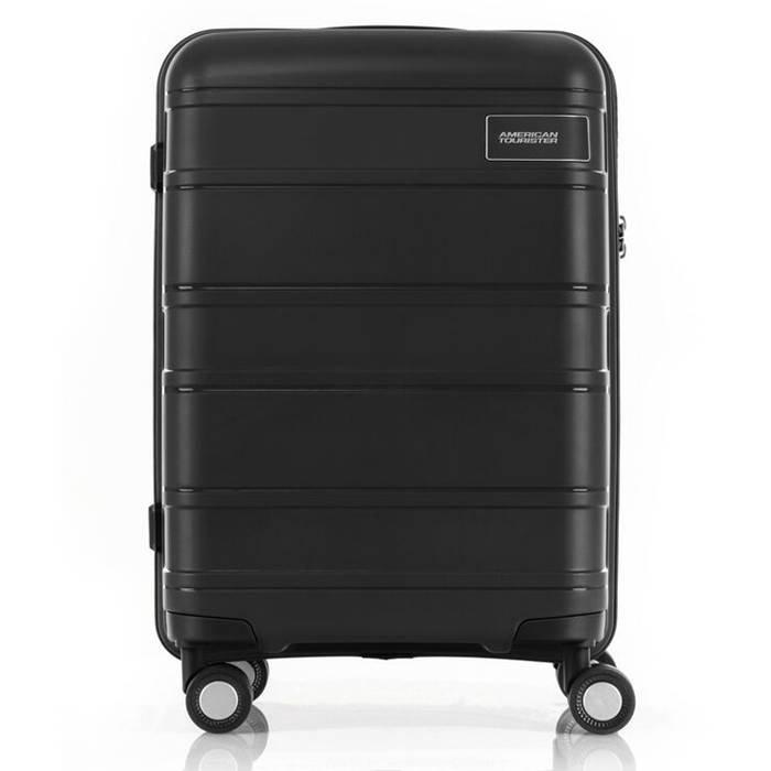 American Tourister Litevlo Spinner Hard Travel Bag, 55cm, GZ4X09004 - Black