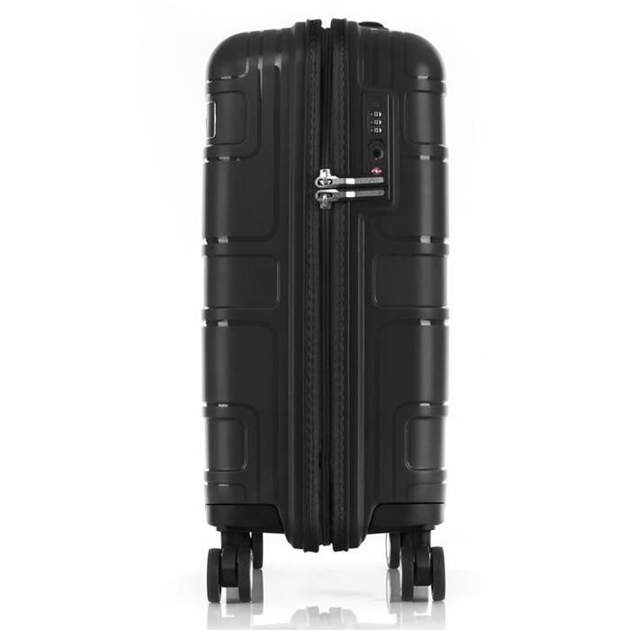 American Tourister Litevlo Spinner Hard Travel Bag, 55cm, GZ4X09004 - Black