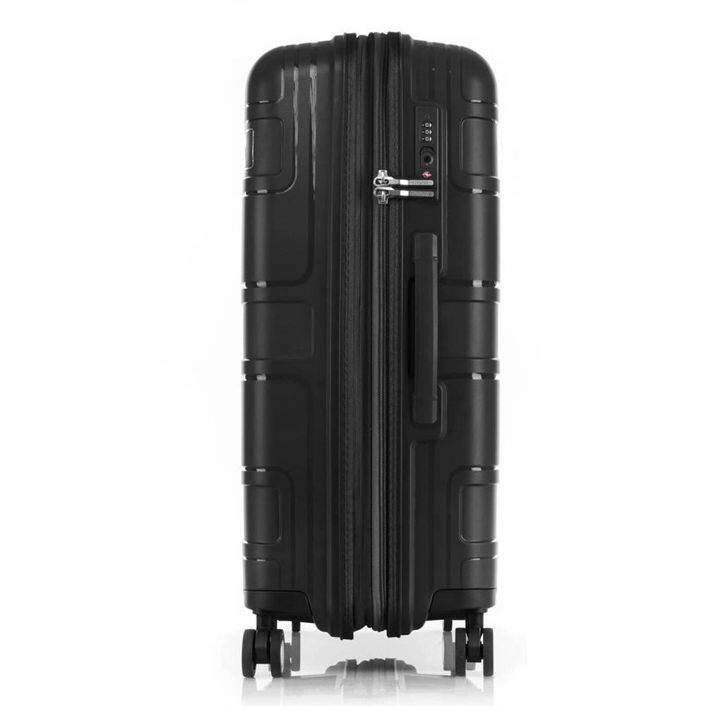 American Tourister Litevlo Spinner Hard Travel Bag, 82cm, GZ4X09003- Black