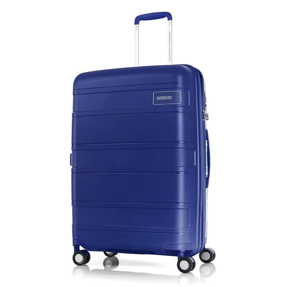 American Tourister Litevlo Spinner Hard Travel Bag, 82cm, GZ4X41003 - Navy