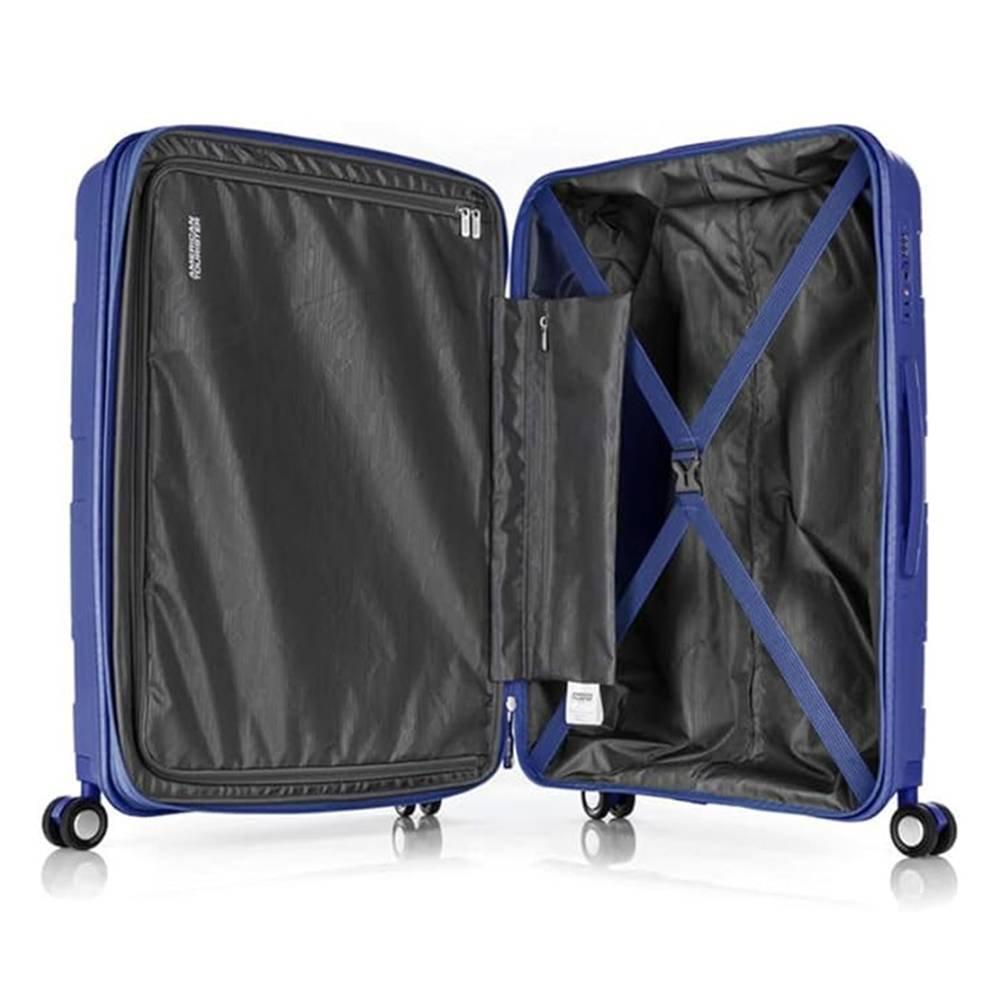 American Tourister Litevlo Spinner Hard Travel Bag, 82cm, GZ4X41003 - Navy