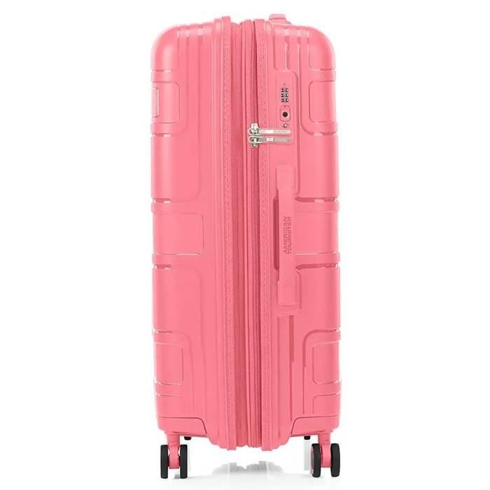 American Tourister Litevlo Spinner Hard Travel Bag, 69cm, GZ4X17004 - Pink Plush