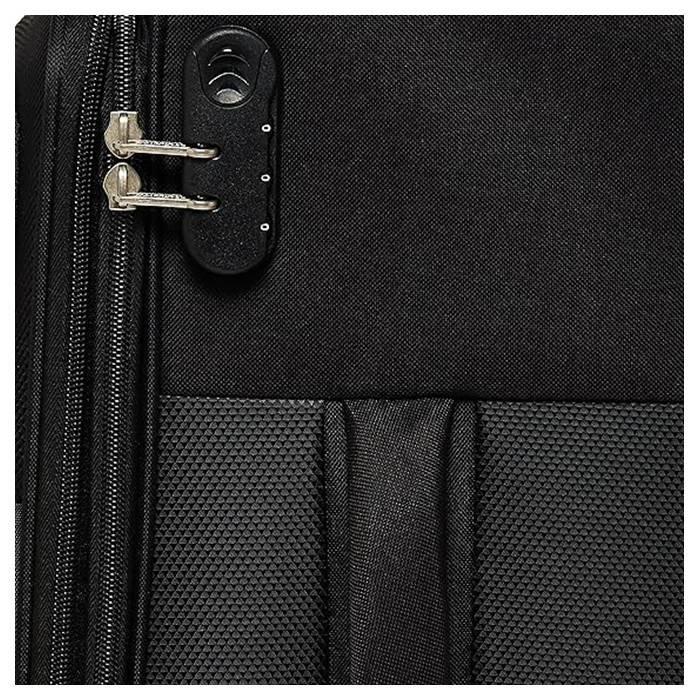 American Tourister Duncan 55cm Spinner Soft Luggage, FL8X09101 - Black