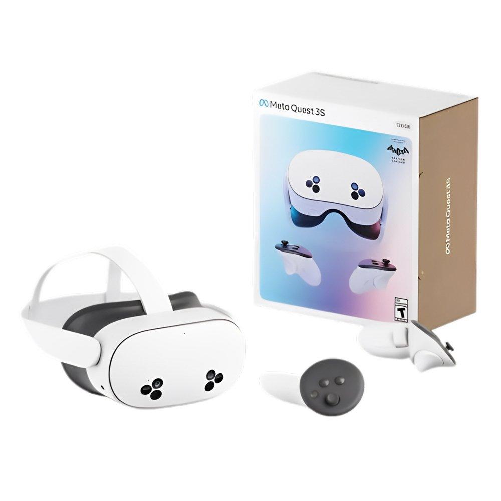 Oculus Meta Quest 3S VR Batman Bundle Headset, 128GB – White