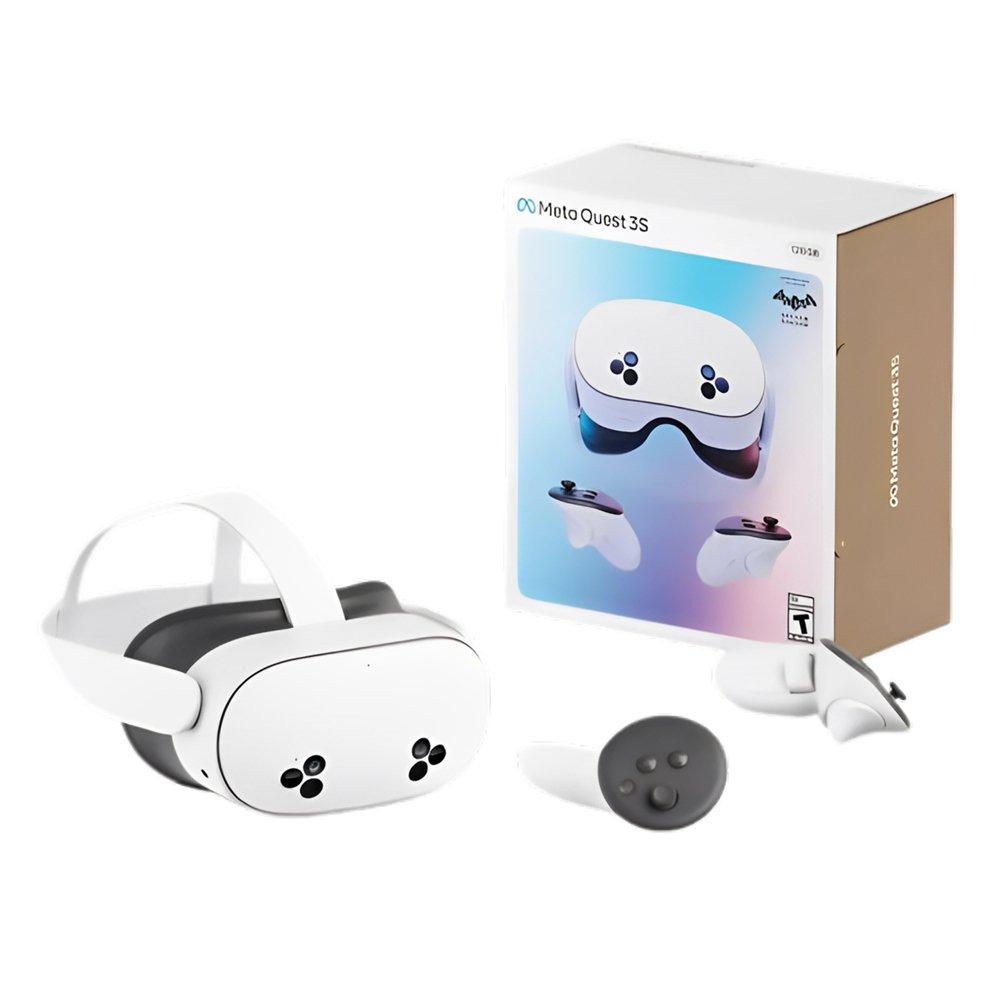 Oculus Meta Quest 3S VR Batman Bundle Headset, 256GB – White
