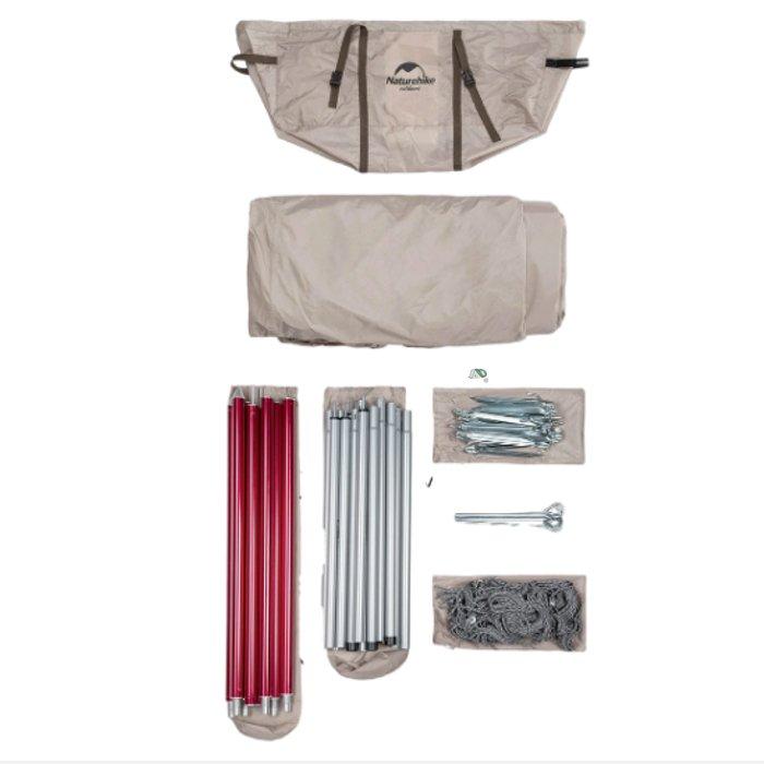 Naturehike Cloud Desk Twin Tower Shelter Coated Version - Silver